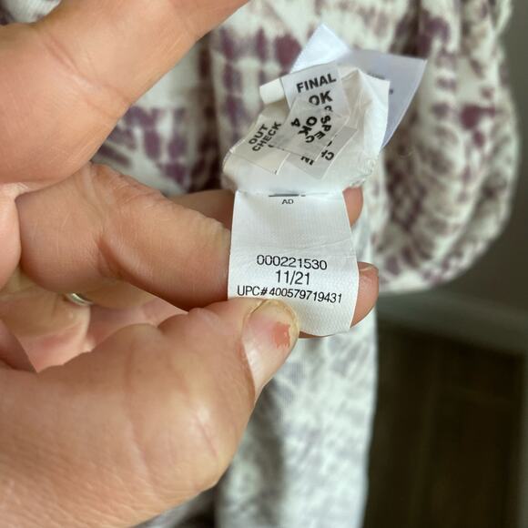 Sonoma Geometric Print Button Front Midi Shirt Dress Belted Casual XXL - Picture 10 of 14